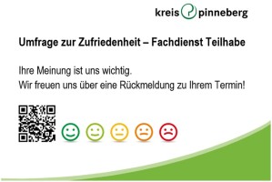 Umfrage zur Zufriedenheit QR-Code FD34