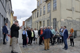 Foto Annette Schlapkohl_Stadtführung in Hadersleben durch Kim Bjerringgaard