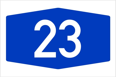 A23 Richtung Heide/Nord Richtungsfahrbahnsperrung