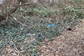 Verschmutzter Knick Verschmutzter Knick