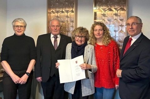 Auszeichnung des Landes für Heike Beukelmann