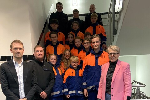 Jugendfeuerwehr Heist befragt die Landrätin