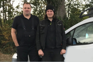 Marc Glismann (links) mit seinem Mitarbeiter Nico Schönewolf