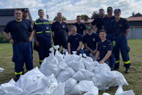 THW Elmshorn: 1.000 Sandsäcke sind immer in Reserve da