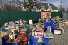 Flohmarkt für einen guten Zweck in Quickborn (Quelle: GAB) Flohmarkt 1